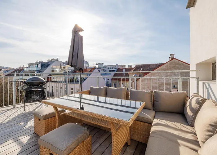Апартаменти Symphony 38 - Modern Loft With Terrace And Grill In Location Відень